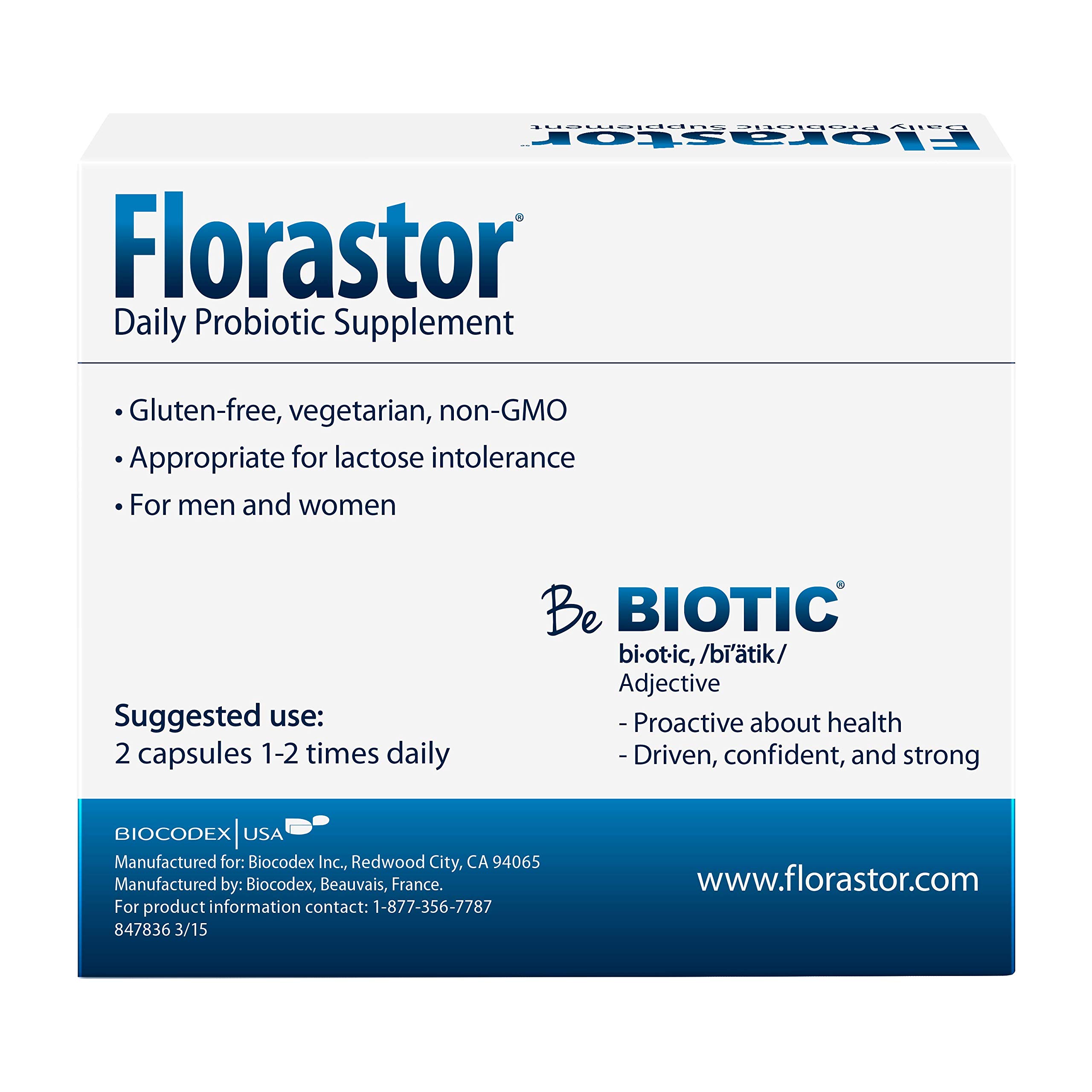 Florastor Probiotic 250 mg 4 50 Count Bottles 200 Capsules Total