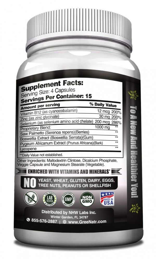 Natural Prostate Supplements for Men Supports Better Urinary Flow to