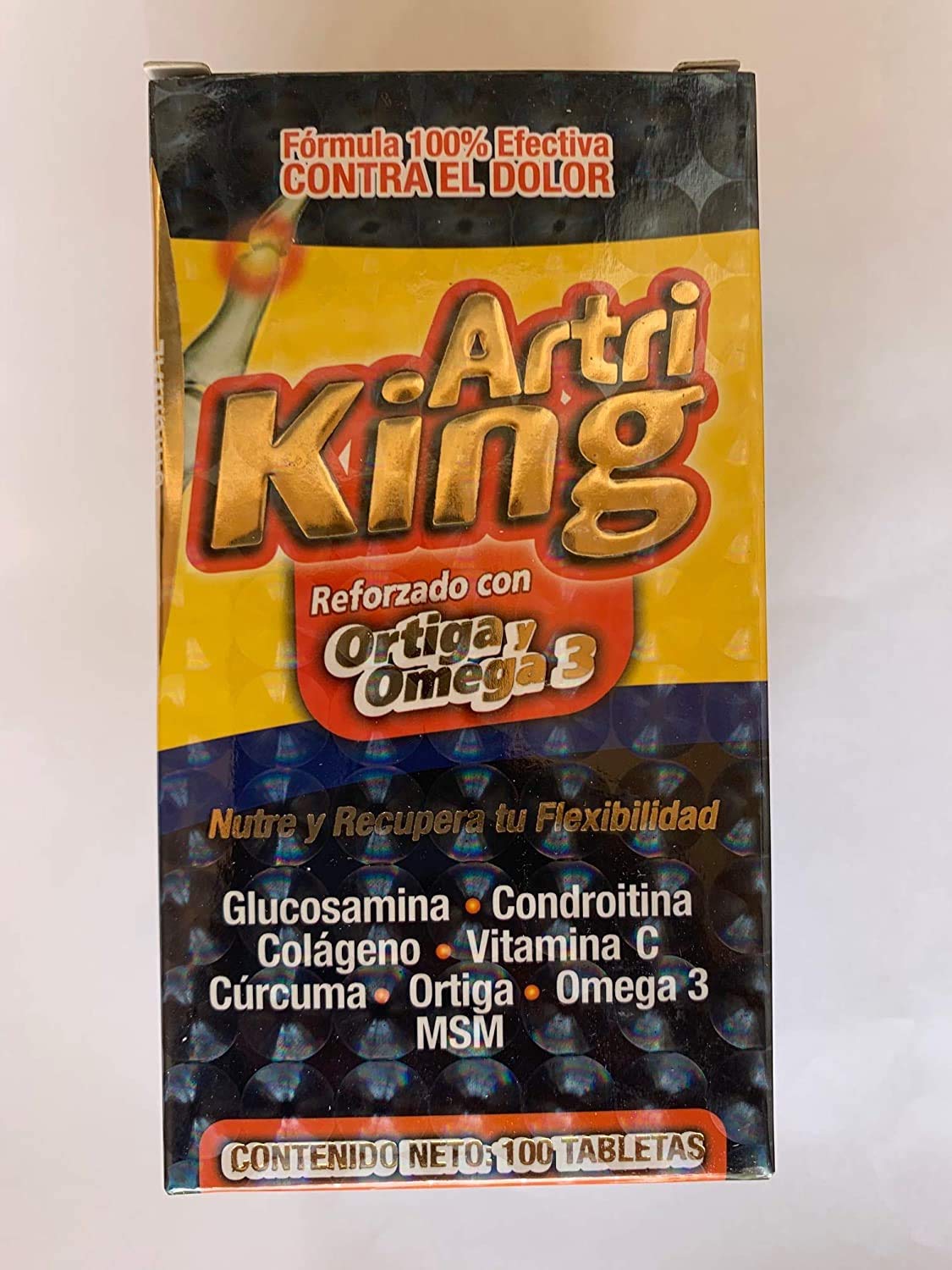 Artri King Ortiga/Omega 3/ Curcuma (Package Quantity 100 Pills) LifeIRL