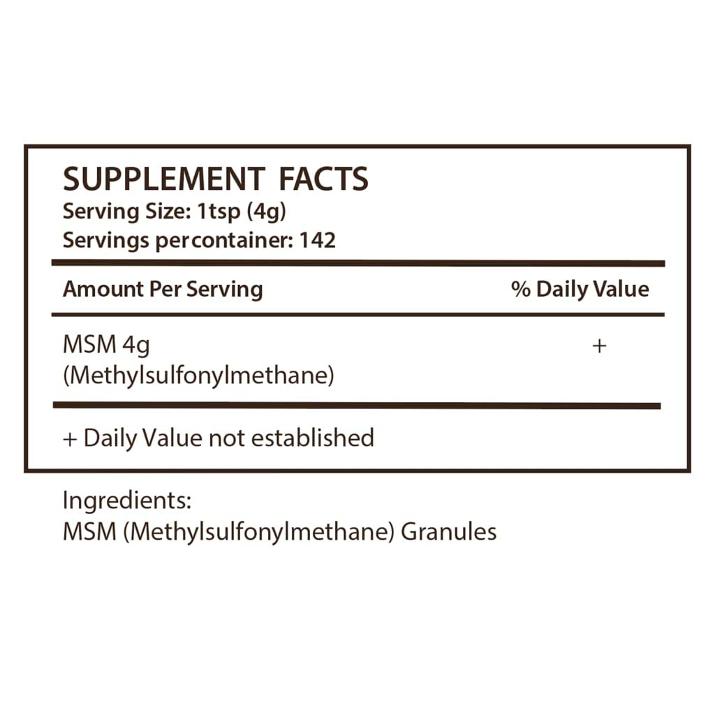 Sulfurize Organic Sulfur Crystals, 99.9 Pure MSM Crystals, Premium MSM