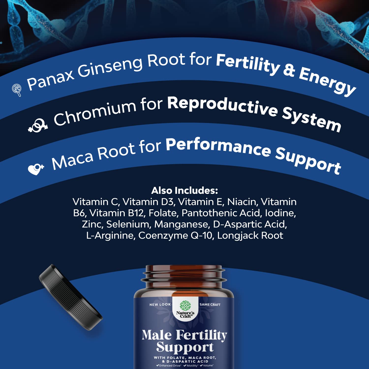 Prenatal Multivitamin Male Fertility Supplement Mens Fertility